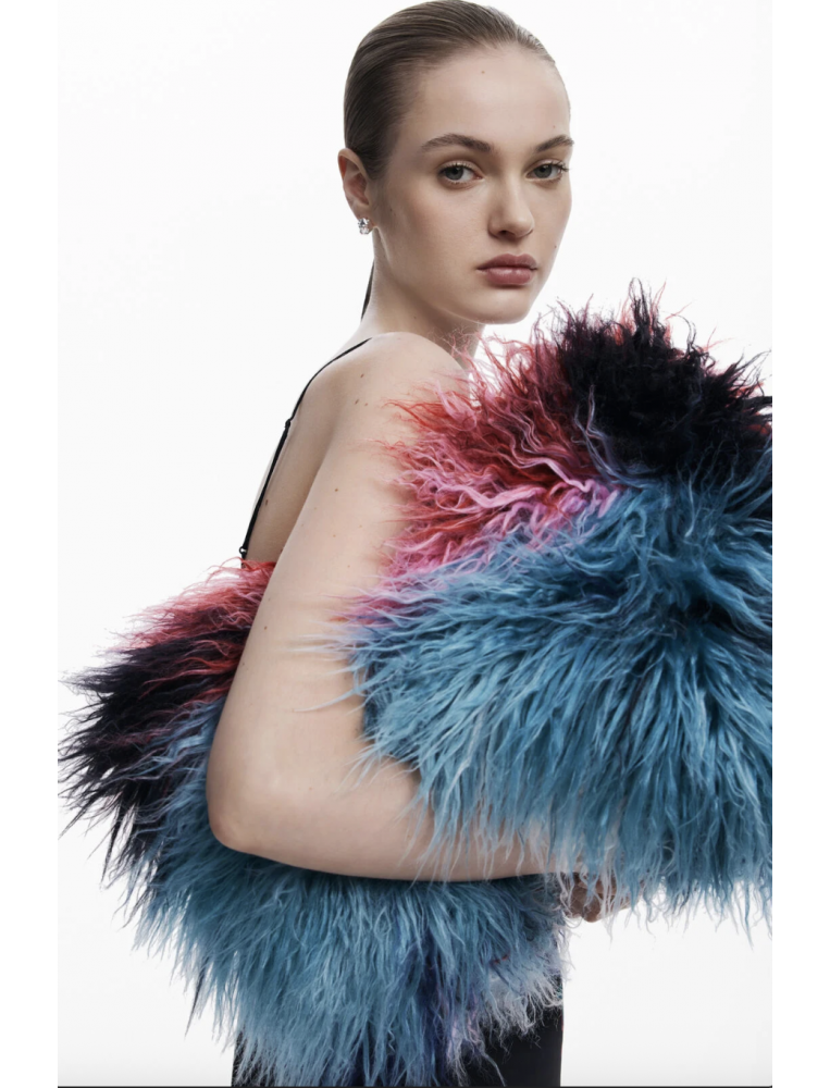 Desigual X Lacroix Faux Fur Bag