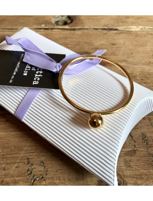 Gold Ball Bangle