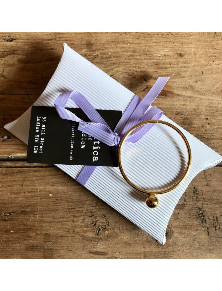 Gold Ball Bangle