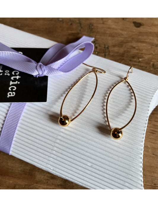 BodyBangle Gold Twist Earrings