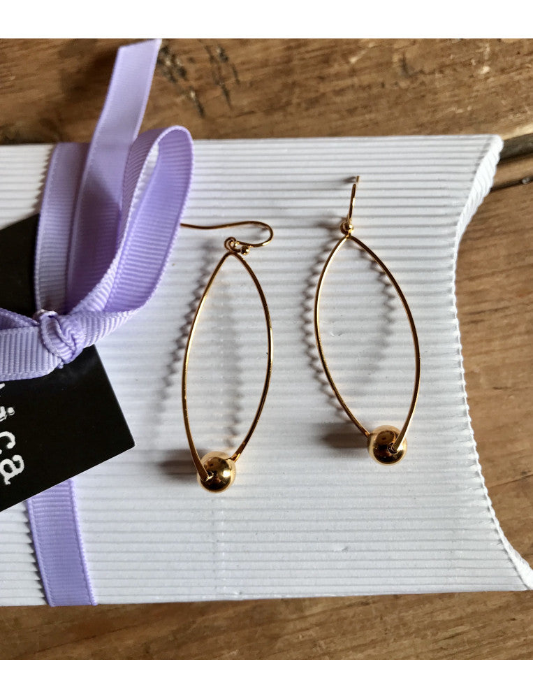 BodyBangle Gold Twist Earrings