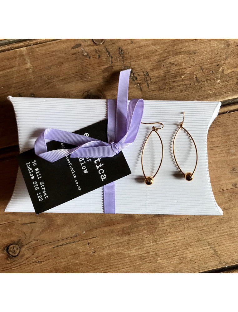 BodyBangle Gold Twist Earrings