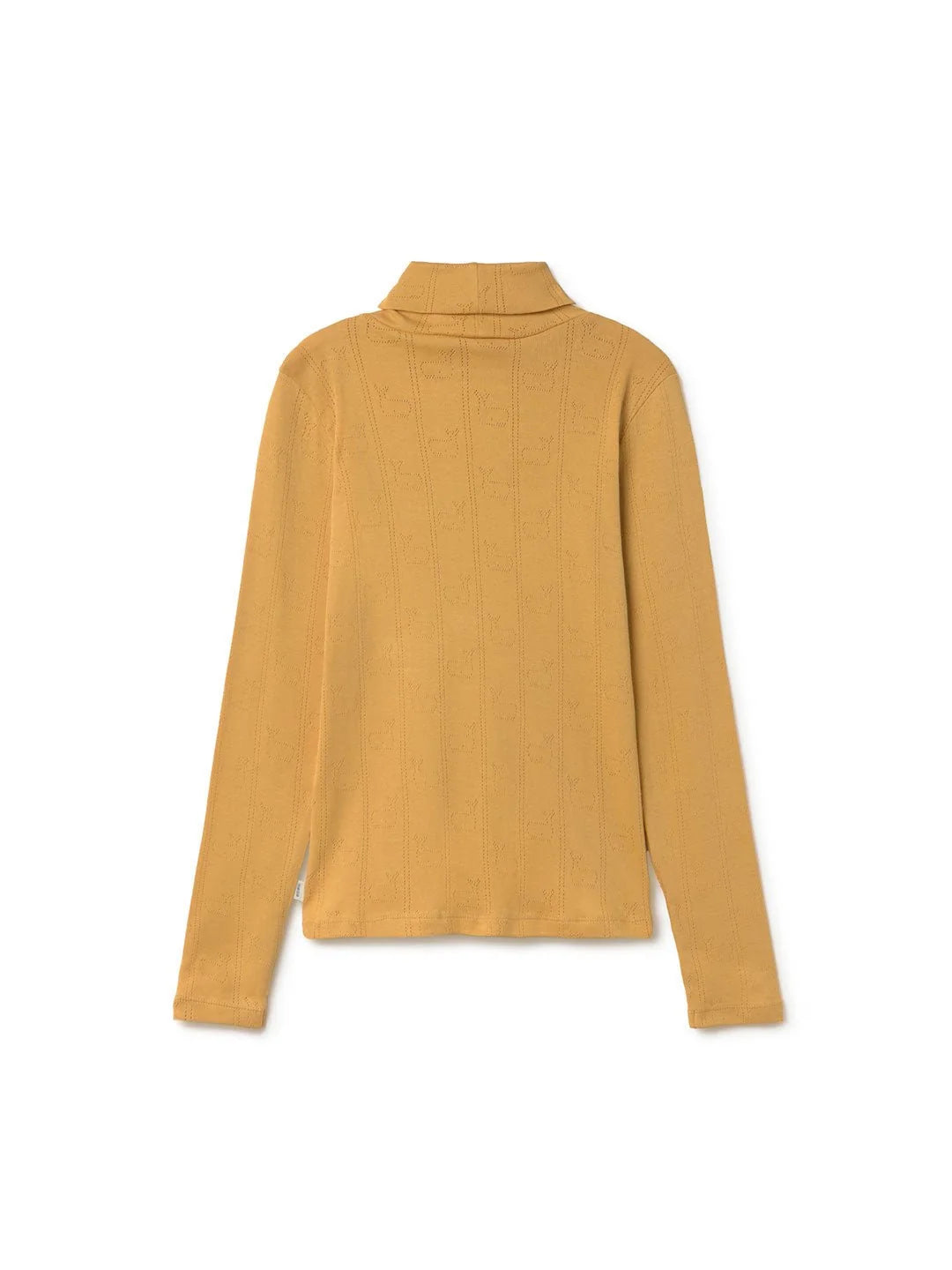 Two Thirds Grabow Mustard Cotton Polo Neck