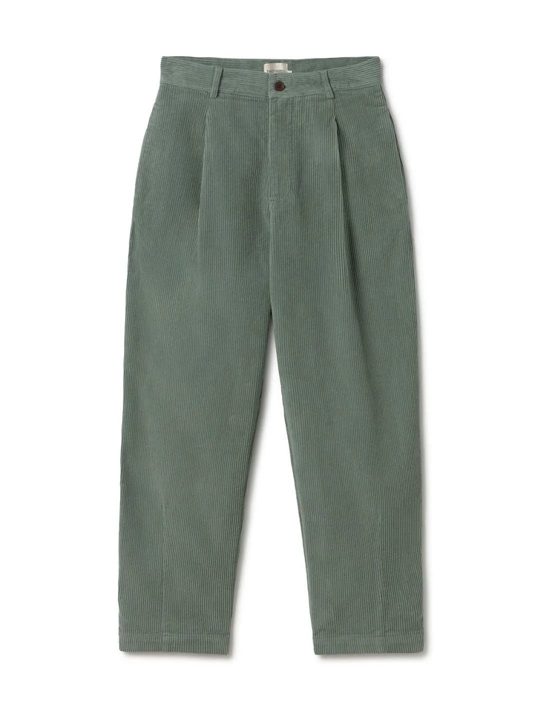 Two Thirds Haruku Washed Green Corduroy Trousers