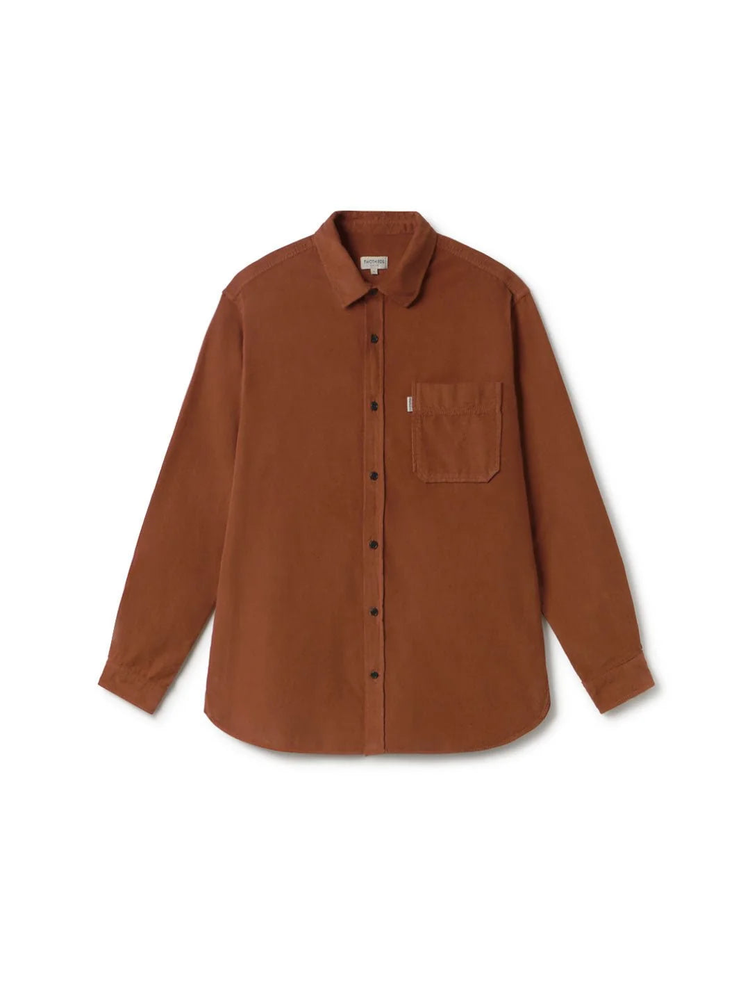 Two Thirds Holdoya Toffee Brown Corduroy Shirt