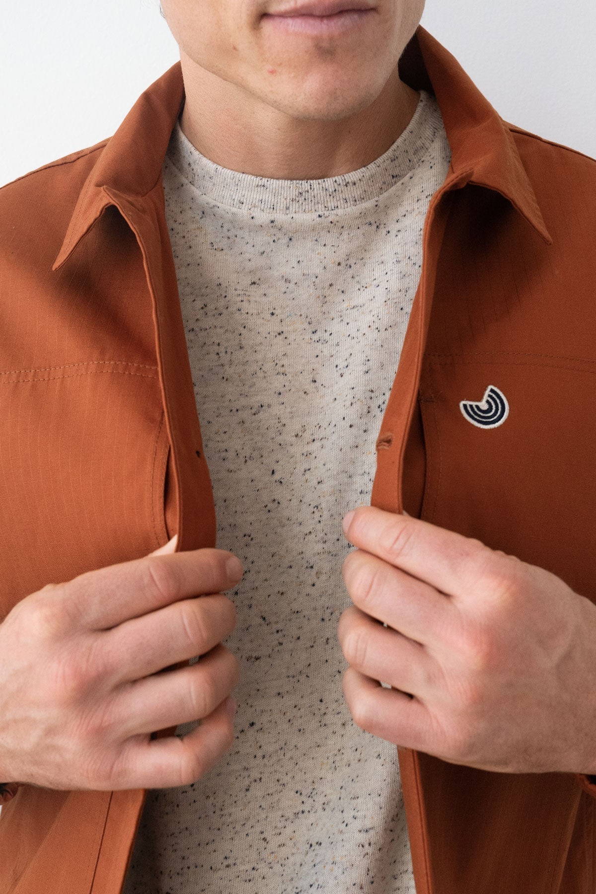 Two Thirds Pollock Umber Orange Jacket
