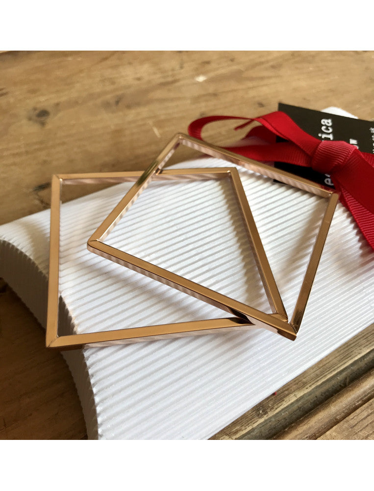 Rose Gold Square Bangle