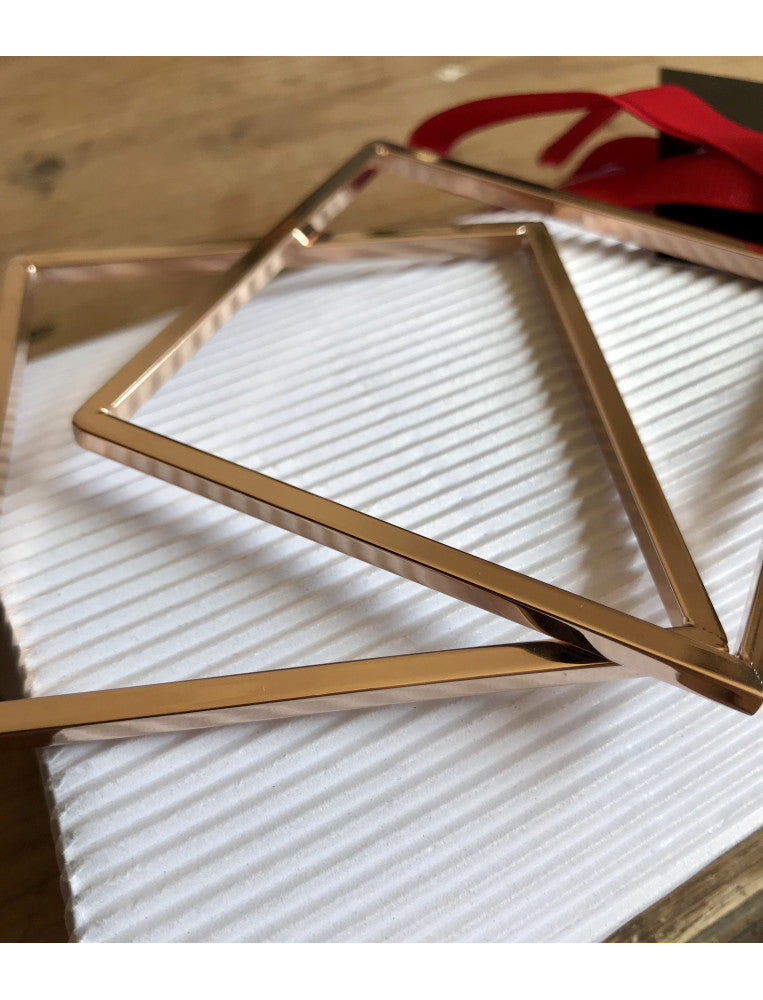Rose Gold Square Bangle