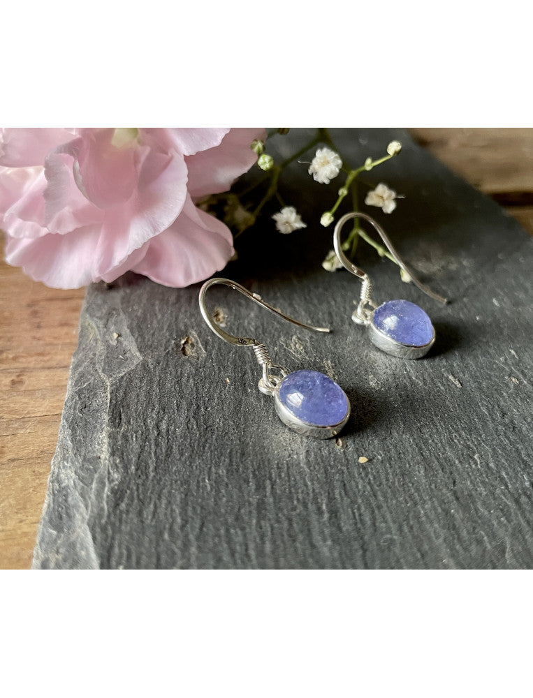 Tanzanite Oval Earrings (small)