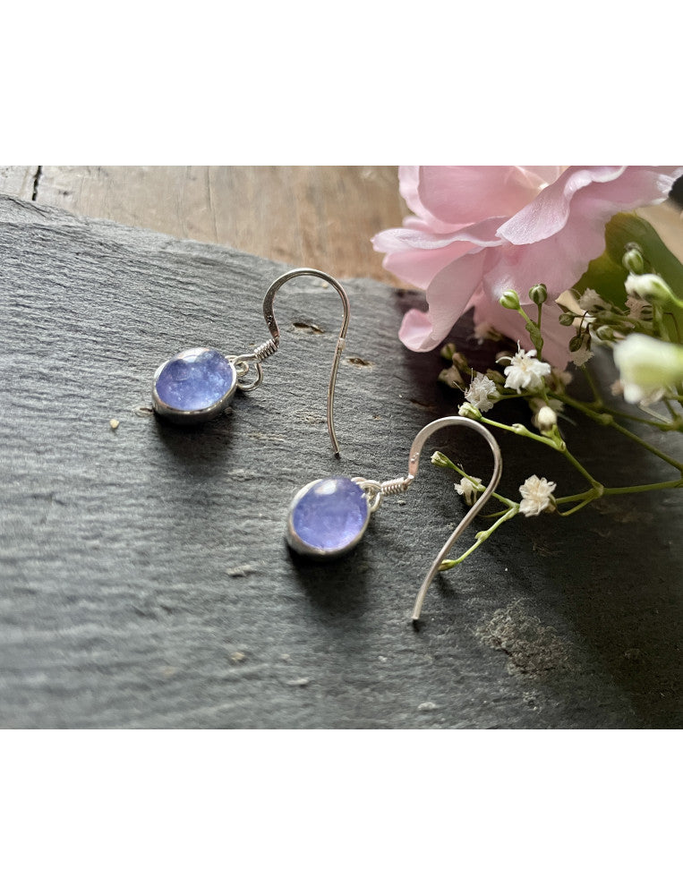 Tanzanite Oval Earrings (small)