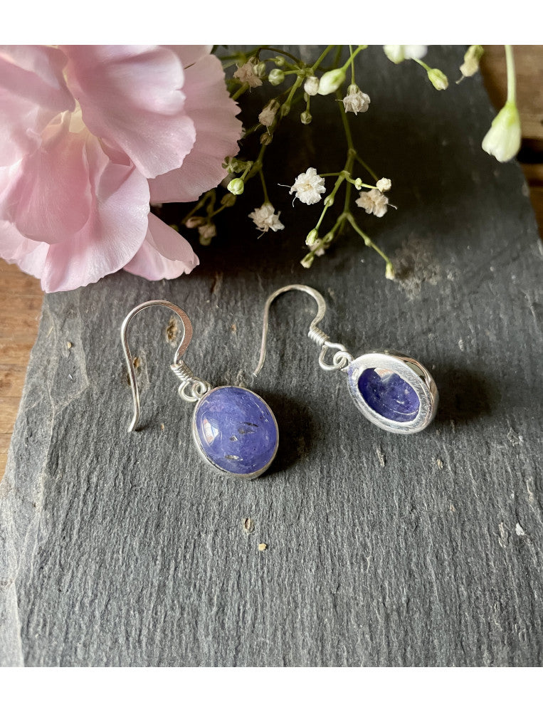 Tanzanite Oval earrings (large)