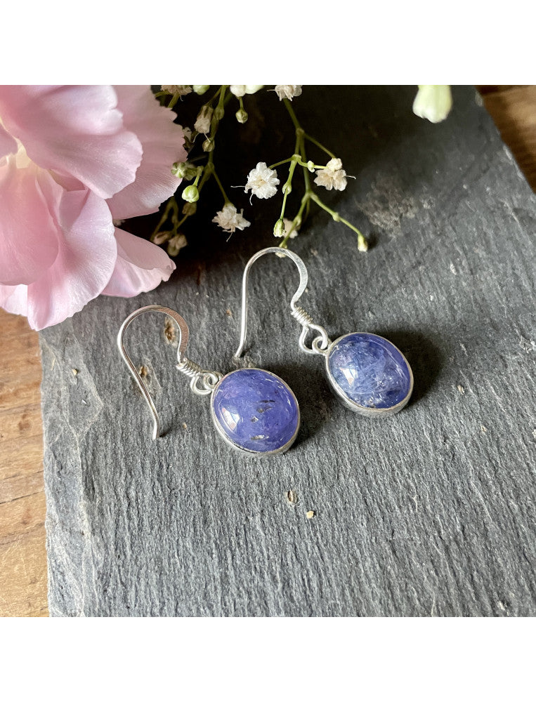Tanzanite Oval earrings (large)