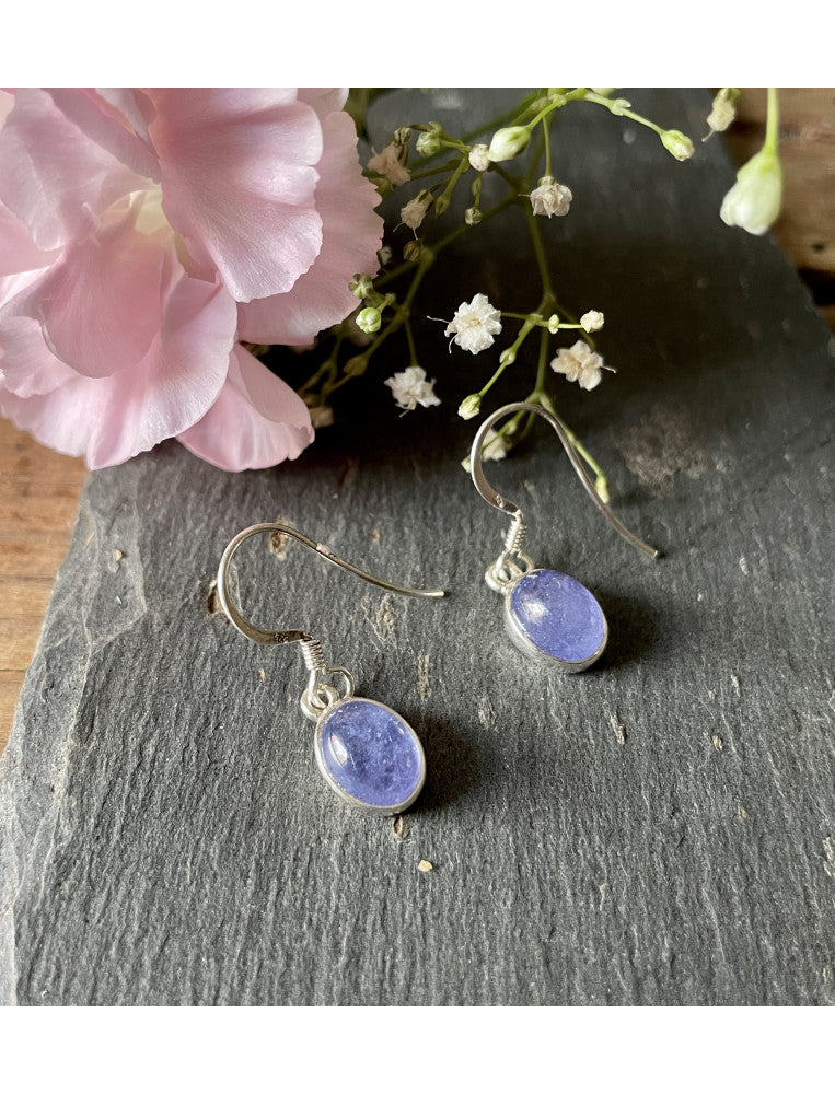 Tanzanite Oval Earrings (small)