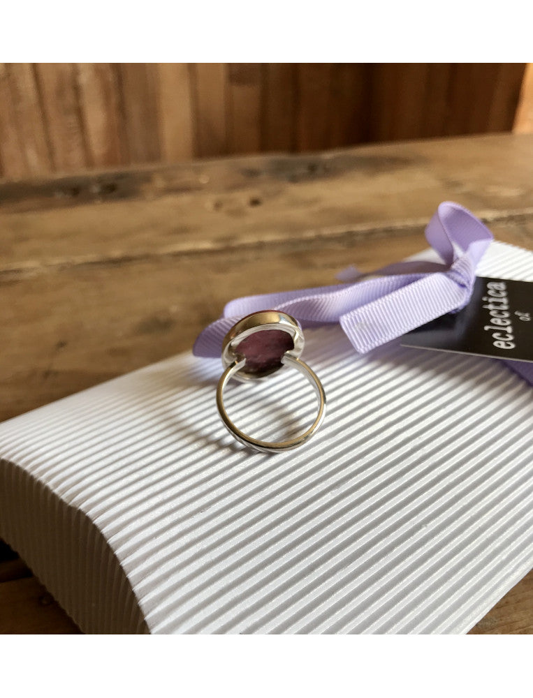 Thulite Oval Ring