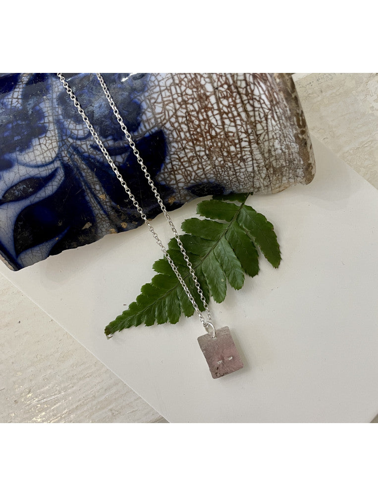 Unearthed Willow Pottery Shard Pendant Necklace